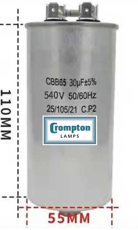 CROMPTON 金盾- 30uF 540V 電容