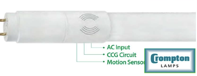 CROMPTON 金盾- 16W T8/840/G/S/1200 48" LED SENSOR 光管