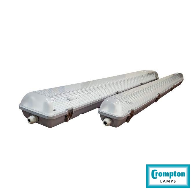 CROMPTON 金盾- 2x14W T5 防水支架淨殼