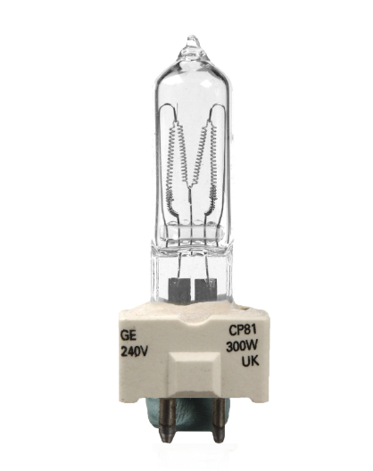 [S3PS/GECP81] GE 通用電氣- 300W CP81 240V GY9.5 FKW 120V