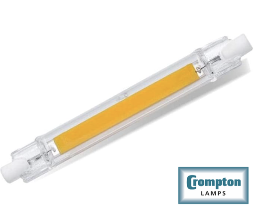 [S6LED/CRJ1180827] CROMPTON 金盾- 8W LED J118 2700K R7S LED 小太陽管