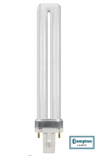 [F2L/CRS1140] CROMPTON 金盾- 11W/840 CL- S 2P 筷子管