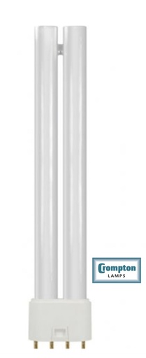 [F2L/CRL4040] CROMPTON 金盾- 40W/840 CL- L 2G11 平排4P 筷子管