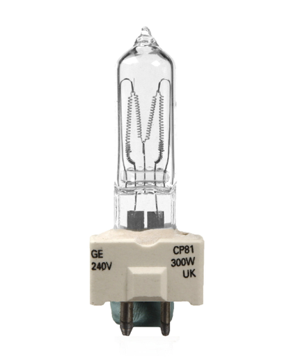 [S3PS/GECP81] GE 通用電氣- 300W CP81 240V GY9.5 FKW 120V