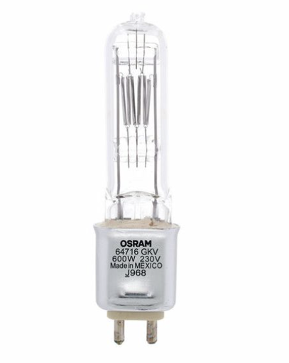 [S3PS/OSOSGKV] OSRAM 歐司朗- 600W 240V H15 (64716/39750) GKV 