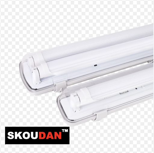 [F3WLED/SKEC108] SKOUDAN 施高敦- 1x8W T8 LED 防水支架淨殼2FT