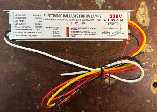 [F3BEL/LSPL1142540] LIGHT SOURCES - PL11-425-40 消毒管電子牛 GPH843